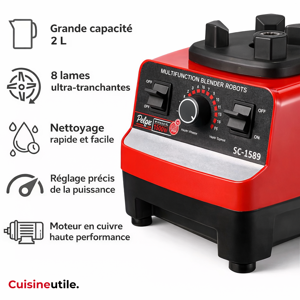 Blender Electrique 220V - 2000W