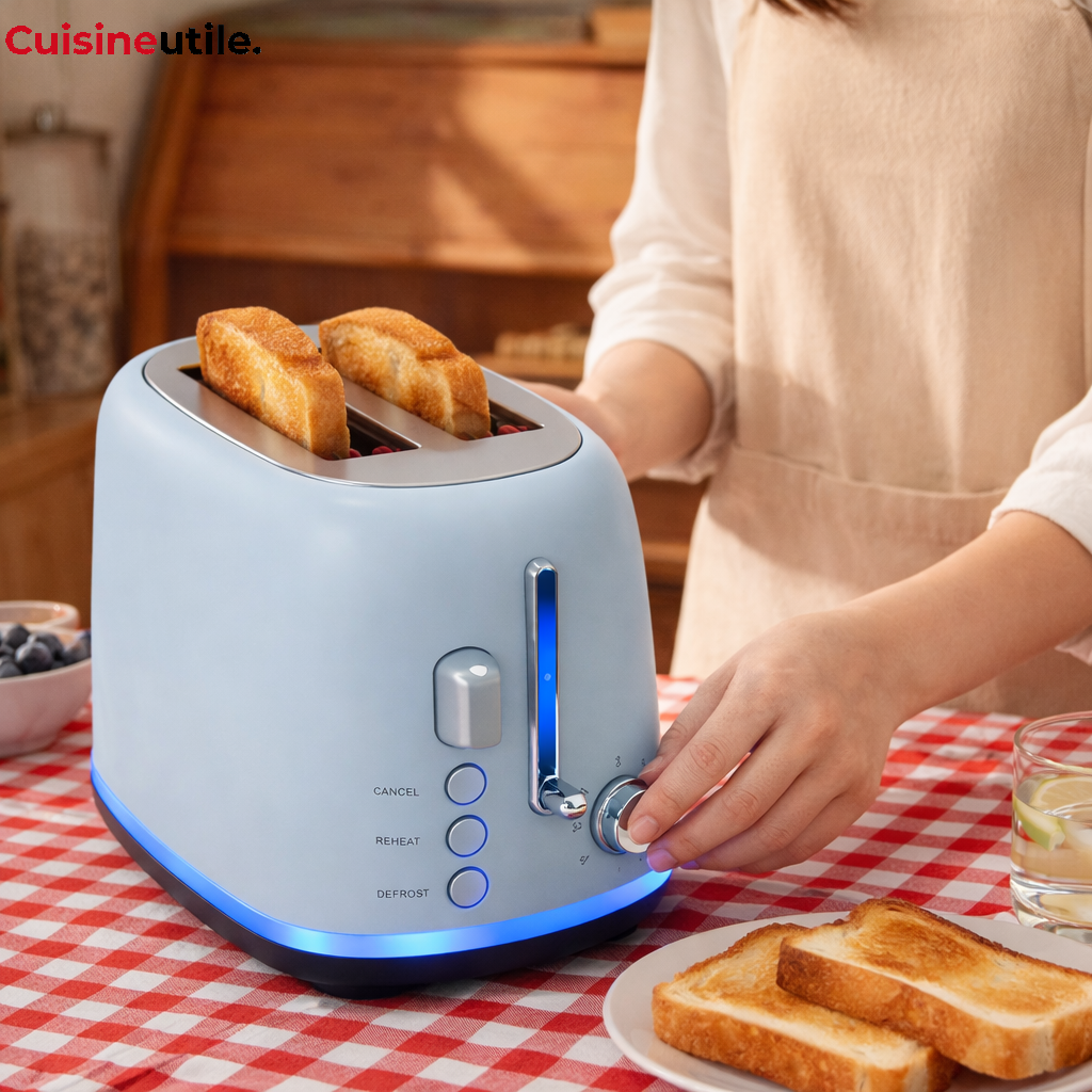 Grille-pain électrique – 2 fentes